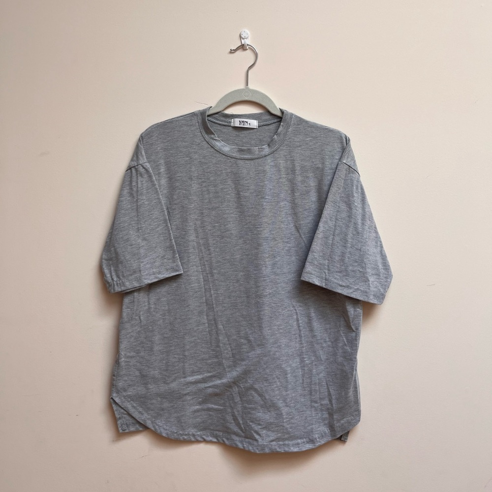 drop shoulder oversized tee